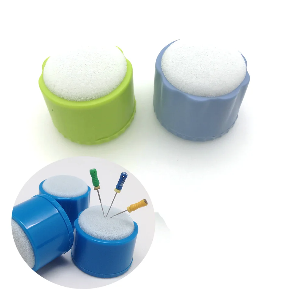 

1pc Dental Equipment Round Endo Stand Cleaning Foam File Drills Block Holder Wtih Sponge Autoclavable Dentist Products