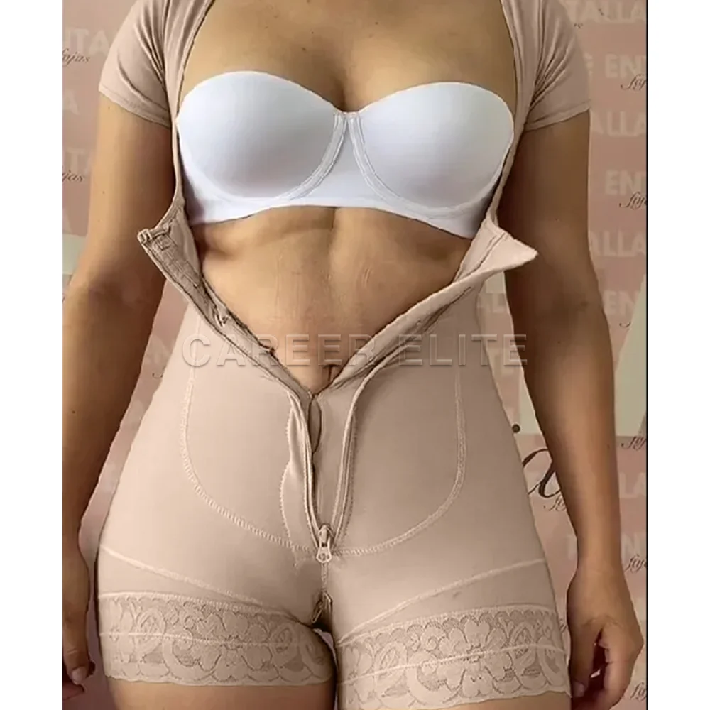 Shapewear Open-Bust Bodysuits Women Body Shapers Tummy Control Seamless Sculpting Slimming Sheath Flat Belly Corset Fajas