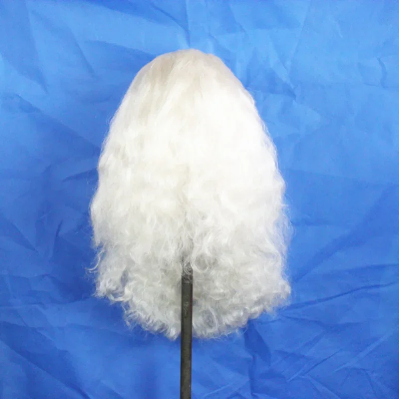 Santa Claus Cosplay Wig and Beard Prop White Hairpiece Accessories Santa Beard and Wigs for Christmas Masquerade Party
