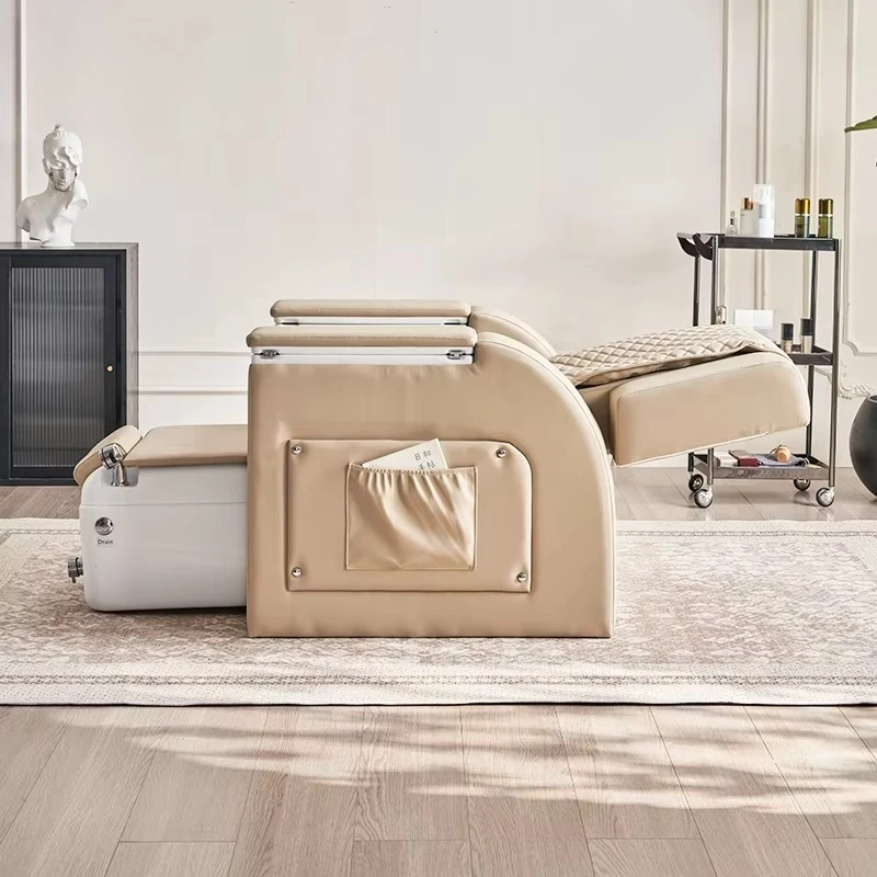 Pedicure Chairs Luxury Spa Furniture Foot Pedicure Chairs With Eyelashes All-in-One Electric Pedicure Massage Sofa