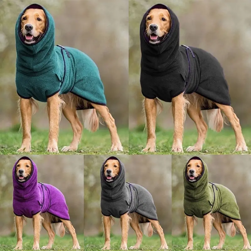 Winter Warm Thick Dog Clothes Waterproof Dog Jacket Puppy Pet Vest Coat Hoodies Dogs Greyhound Wolfhound Shepherd Clothing