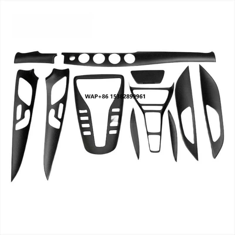 

Matte Dry Carbon Fiber Interior Parts New Condition Auto Door Cover for GT50/53/63-Center Console Panel