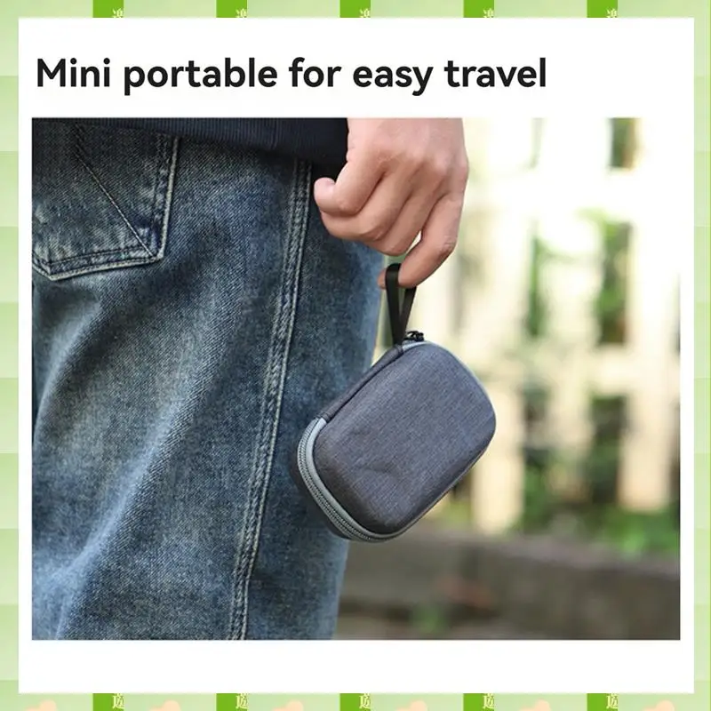 Мини-сумка для хранения Sunnylife 2025, чехол для переноски беспроводного микрофона, сумка для хранения, уличные дорожные аксессуары для видеоблогов для DJI Mic Min