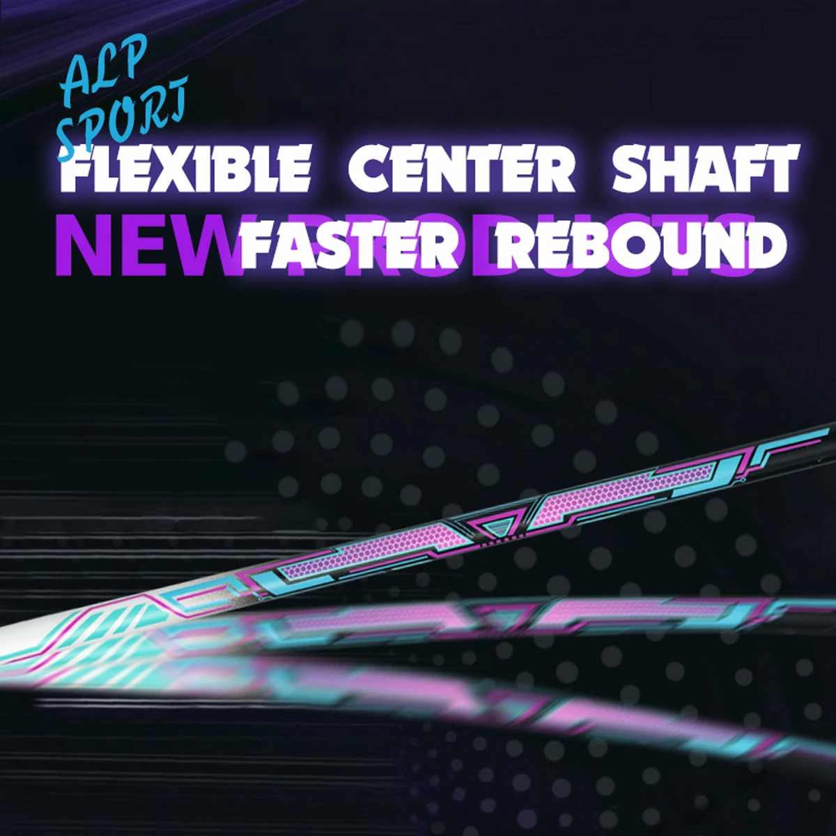ALP 【Cyberpunk】5UUltralight Speed RacketRaket Bulu Tangkis Kecepatan Serat Karbon Penuh Maks 28lBS Original ALPSPORT