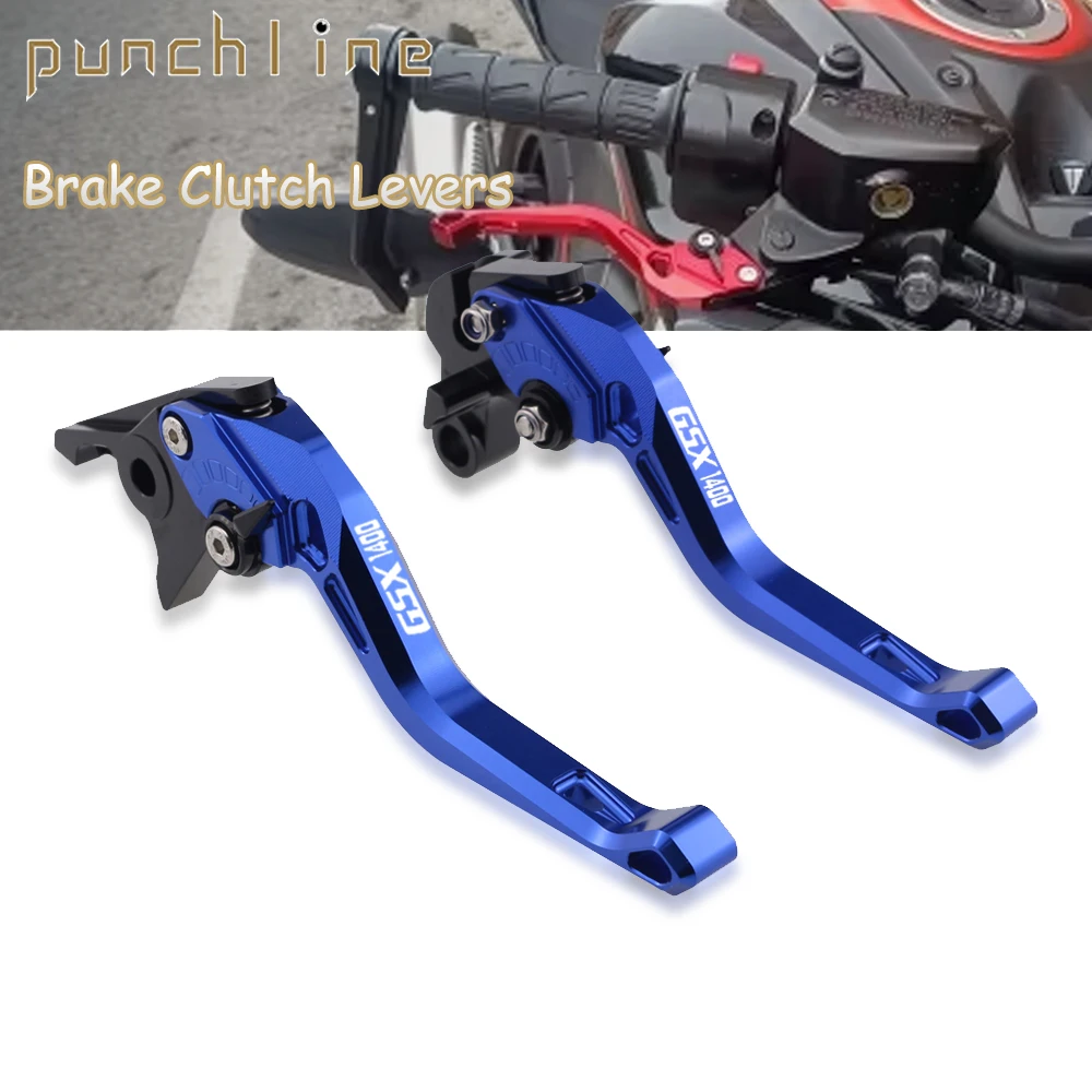 Fit For GSX1400 GSX 1400 2201-2007 Clutch Levers Short Brake Handles