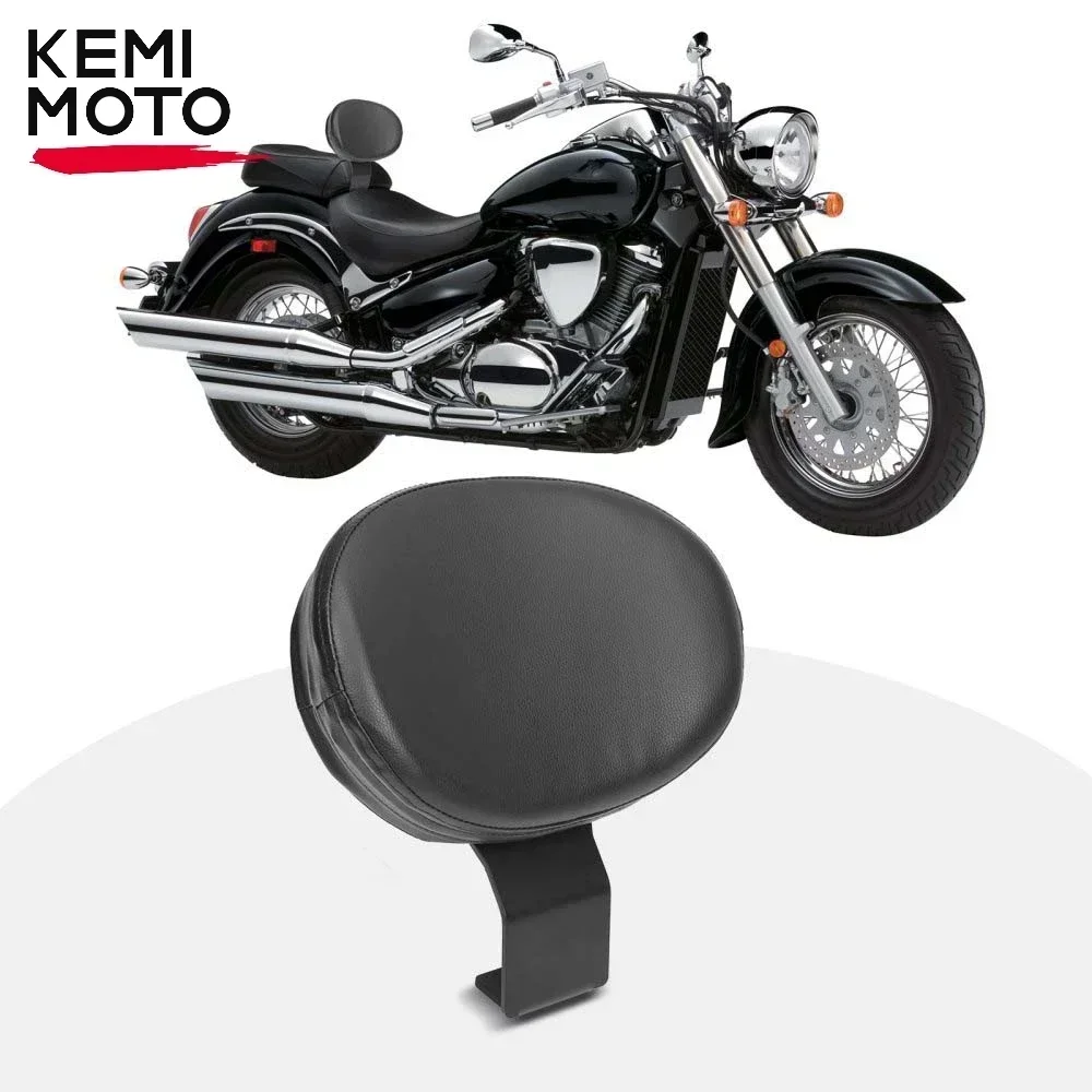 For Suzuki Volusia VL800 INTRUDER C800 M800 Driver's Backrest Motorcycle Cushion Leather Driver Rider Backrests Seat Back Rest view 2