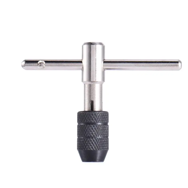 Reversible Single Tap Wrench T-handle Single Tap Wrench M3 M8 Tap Holder Hand Tool For Repair Furniture Bicycle Threading Tool