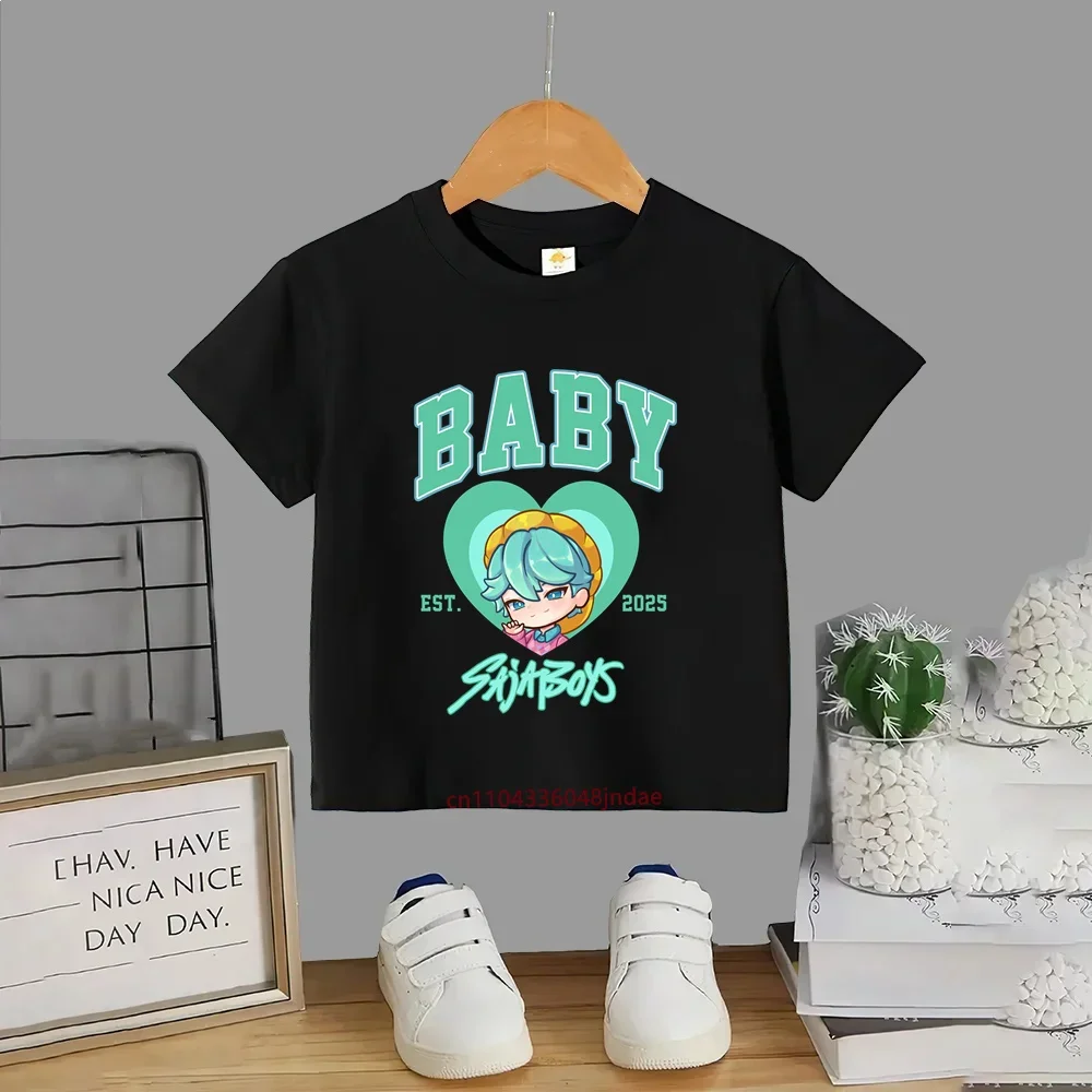 

Kids KPop Demon Hunters Huntrix T-shirt for Boys Girls Fashion Anime Movie Tees Children Funny Short Sleeve T Shirt Gifts