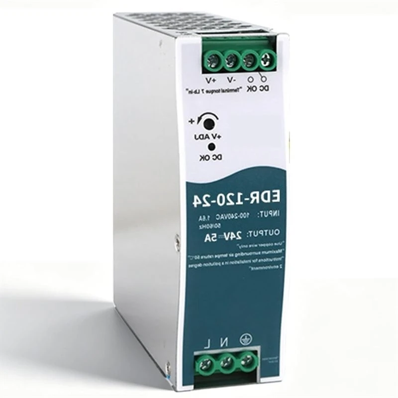 RMWIN-DIN Rail 24 V 120 W 5 A Power Supply Overvoltage, Overload, Short Circuit Protection Transformer 100-240 V To 24 V
