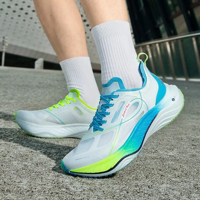 Summer marathon air cushion sports running shoes men's breathable lightweight women's comfortable sports non-slip sports shoes