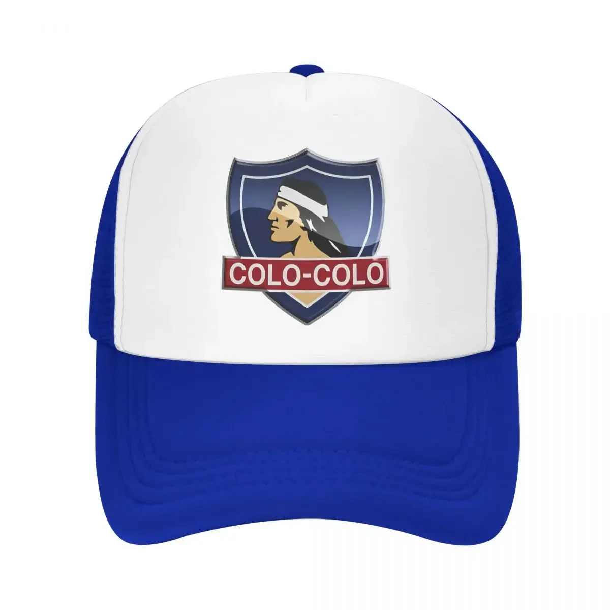 Adult My City My Colours Colo-Colo Chile Trucker Cap Hip-Hop Mesh Baseball Caps Polyester Hats Trucker Hat Adjustable Summer