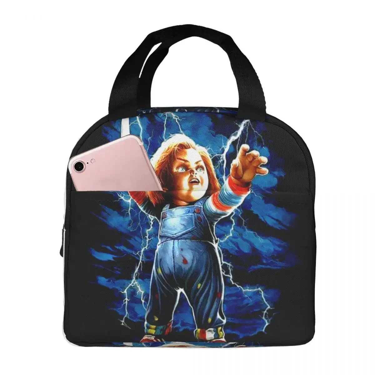 

Lunch Bag Seed Of Chucky Insulated Thermal Cooler Waterproof School Oxford Lunch Box Handbags