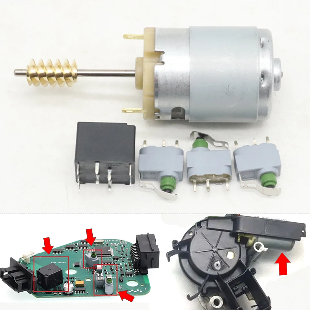 

J518 ESL/ELV Car Steering Wheel Column Lock Motor Actuator Control Switch Relay Repair Kit 4F0905852B For Audi A6 S6 C6 Q7