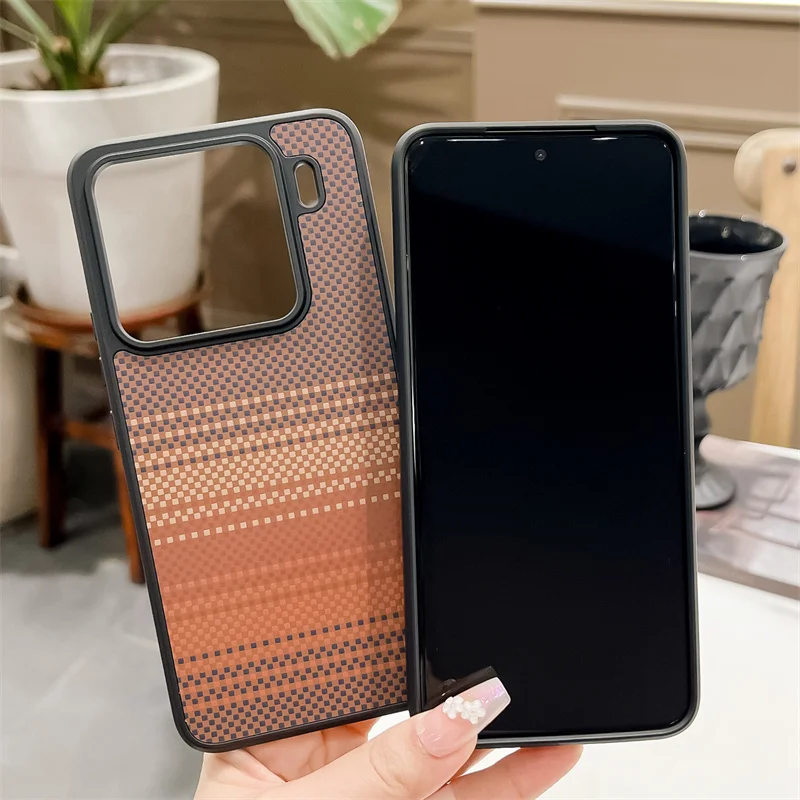 2025 clássicos negócios de fibra carbono carregamento sem fio magnético para magsafe caso para xiaomi mi 15 14 pro ultra capa à prova choque