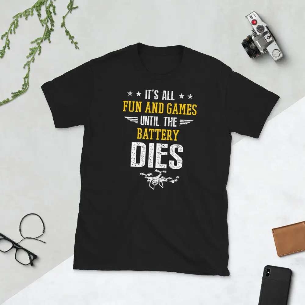 Funny Drone Pilotes Quote I It Is All Fun FPV Racing T Shirt