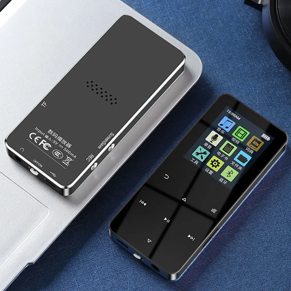 Portable Music Player Small Occupation And Light Weight Long Battery Life ABS MP3 Player Speakers As Shown