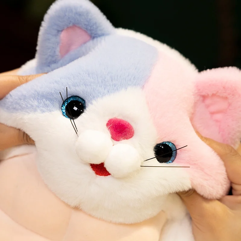 30CM Cartoon Anime Fitness Muscle Cat Dolls Kawaii Abdominal Muscle Cats Stuffed Plush Toys Children's Handmade Dolls Cute Gifts