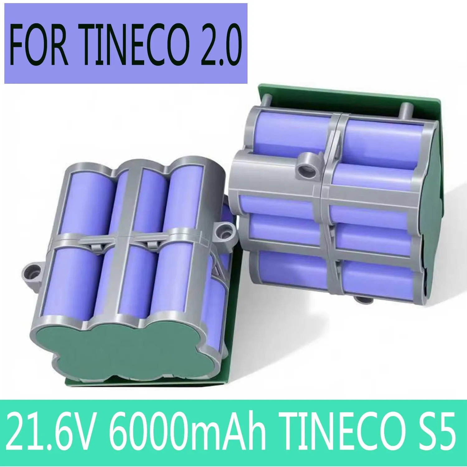 New 21.6V 4000mAh Replacement Battery For Tineco FLOOR ONE 2.0 S5 PRO 2 S5 Smart S5 Steam Floor Scrubber Accessories Parts