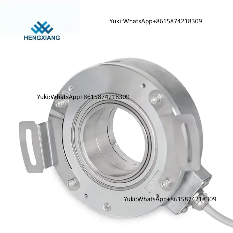 HENGXIANG K100-T4E1024B30HC10 1000PPR HTL 10-30Vdc 42mm Hollow Shaft Incremental Encoder IP50 Spring Plate Mount Replacement