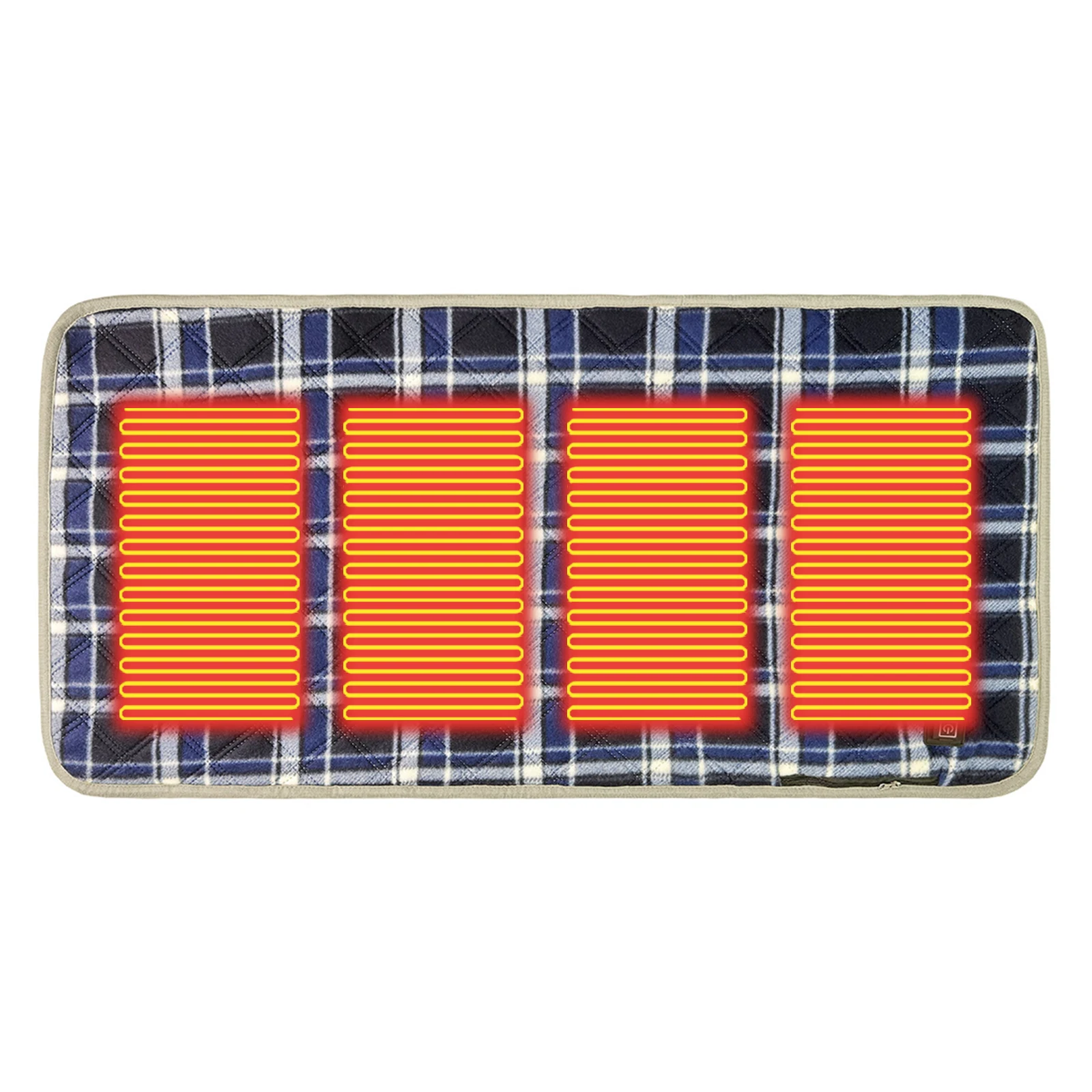 

5 В USB складная нагревательная подушка 3-уровневая температура складная подушка для сиденья с подогревом Power Bank в комплект не входит для наружного кемпинга и офиса