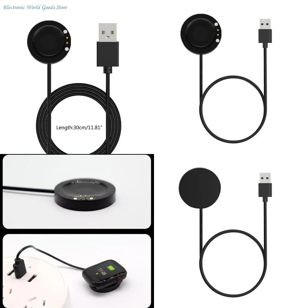 

A3PD USB Магнитный зарядный кабель Шнур для W66 Smartwatch Зарядное устройство Адаптер питания Док-станция