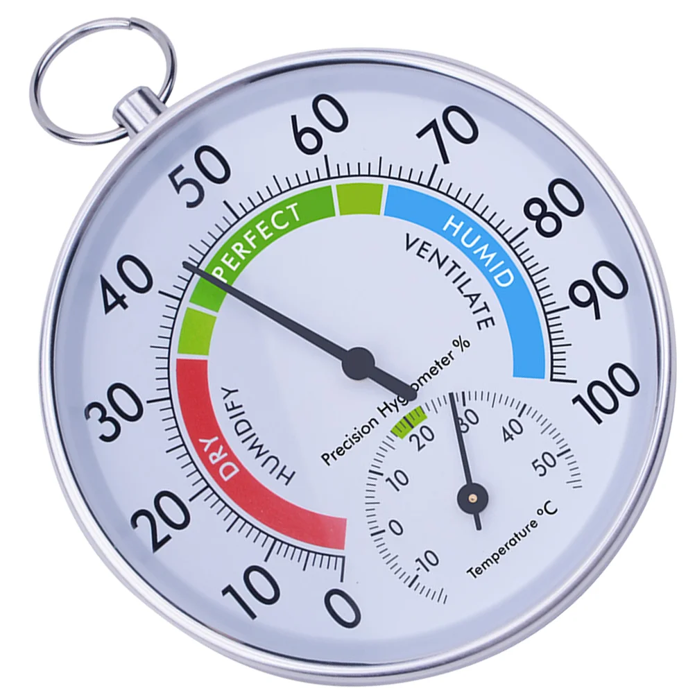 

Thermometer Humidity Durable Hygrometer for Indoor Kid's Room Temperature Dial Abs Gauge