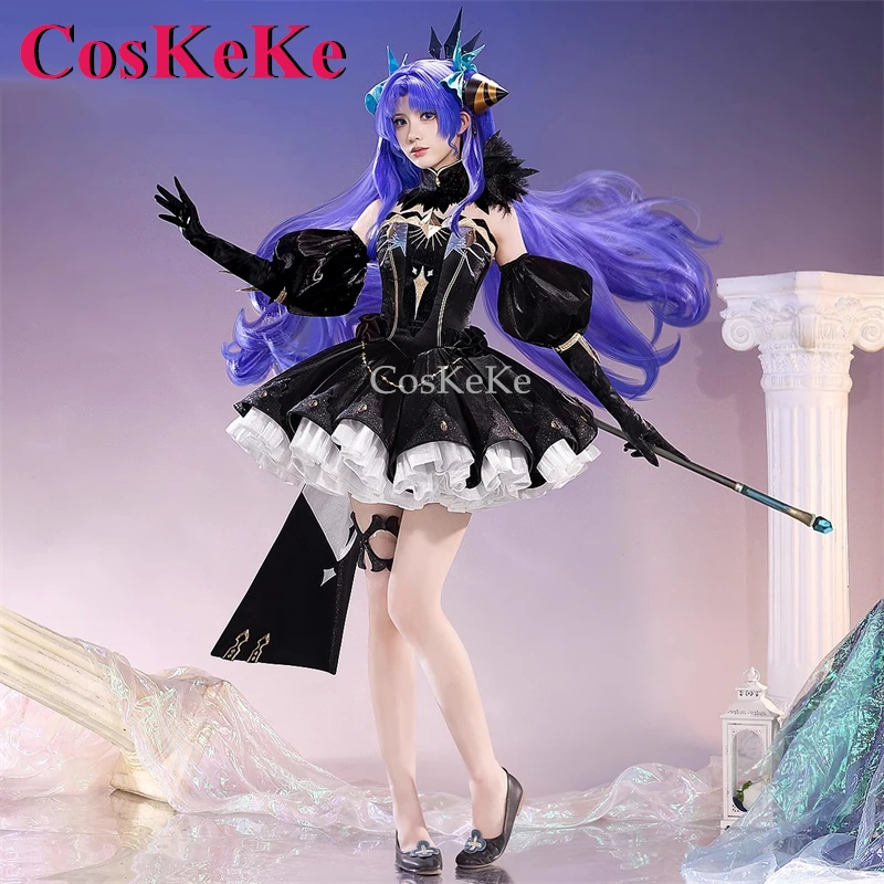 CosKeKe Ereshkigal/Ere Cosplay Costume, Fate, Grand Order, V2.0, Tics Space, Gorgeous fur s, Security ity Party, Py Play Clothing, New