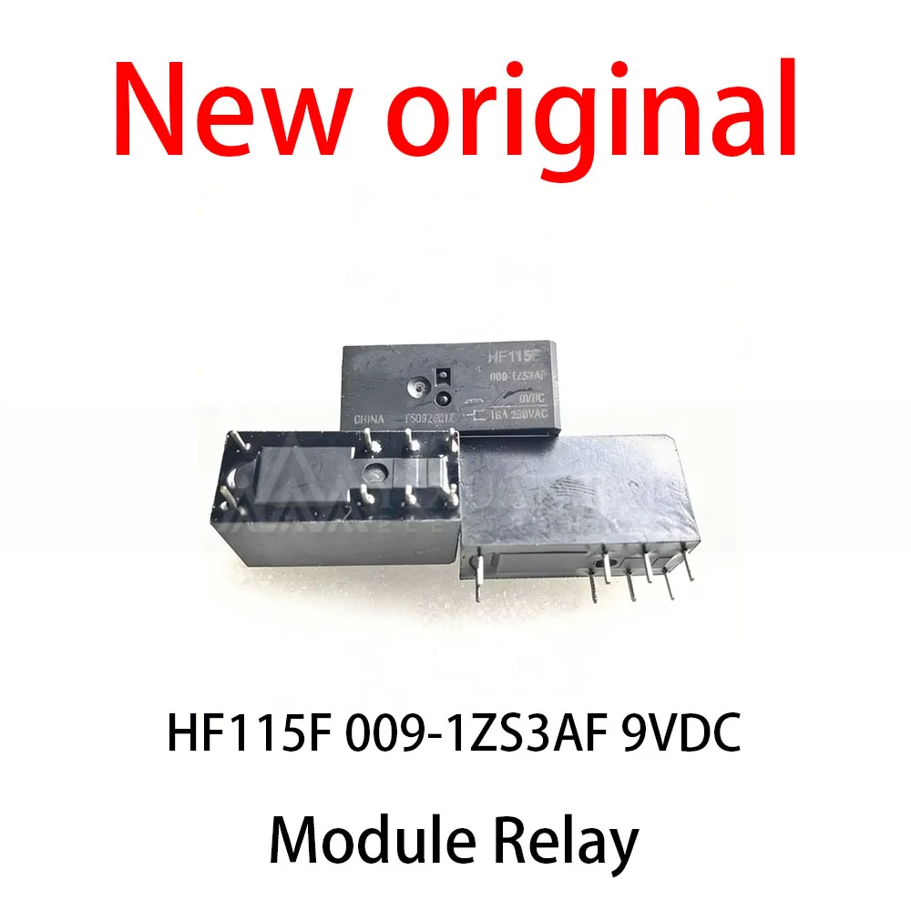 10Pcs/Lot New original   HF115F 009-1ZS3AF 9VDC Module Relay