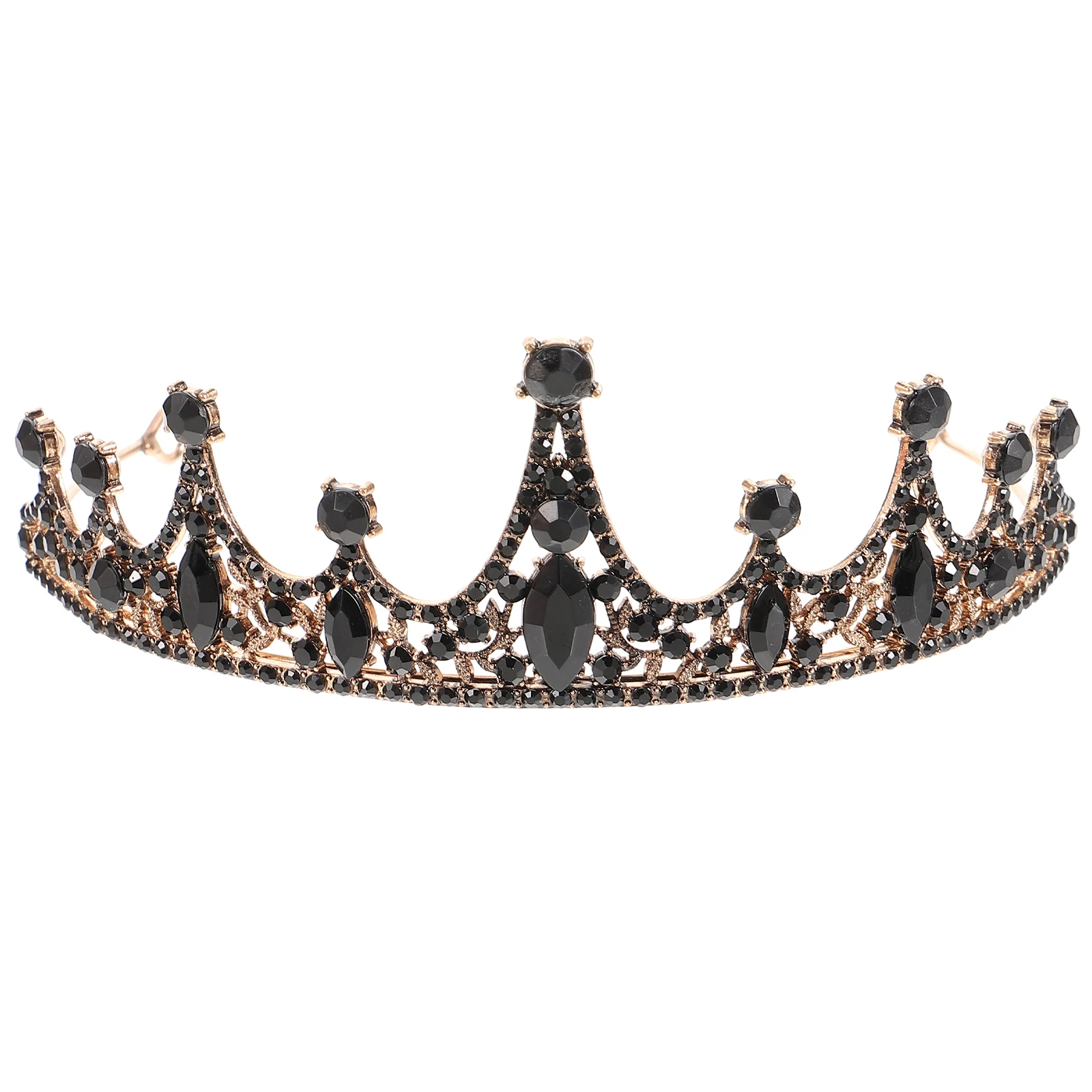 

Alloy Crown Jewelry for Women Bridal Accessories Hair Headpiece Girls Wedding Party Headdress Photo Props Baroque Design
