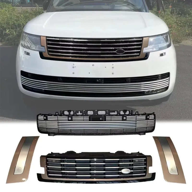 Car Exterior Body Parts SV style grille for Land Rover Range Rover Vogue  2023 Side Trim Cover Steel Air Flow Intake Grille Vent