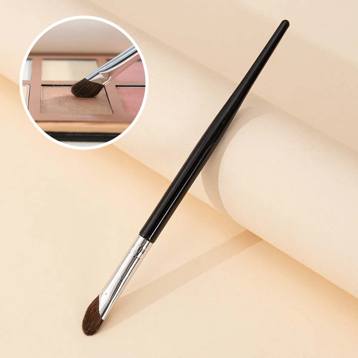 Scythe Nose Shadow Brush, Beauty Tools, Scythe Beveled Highlighter Blending Brush