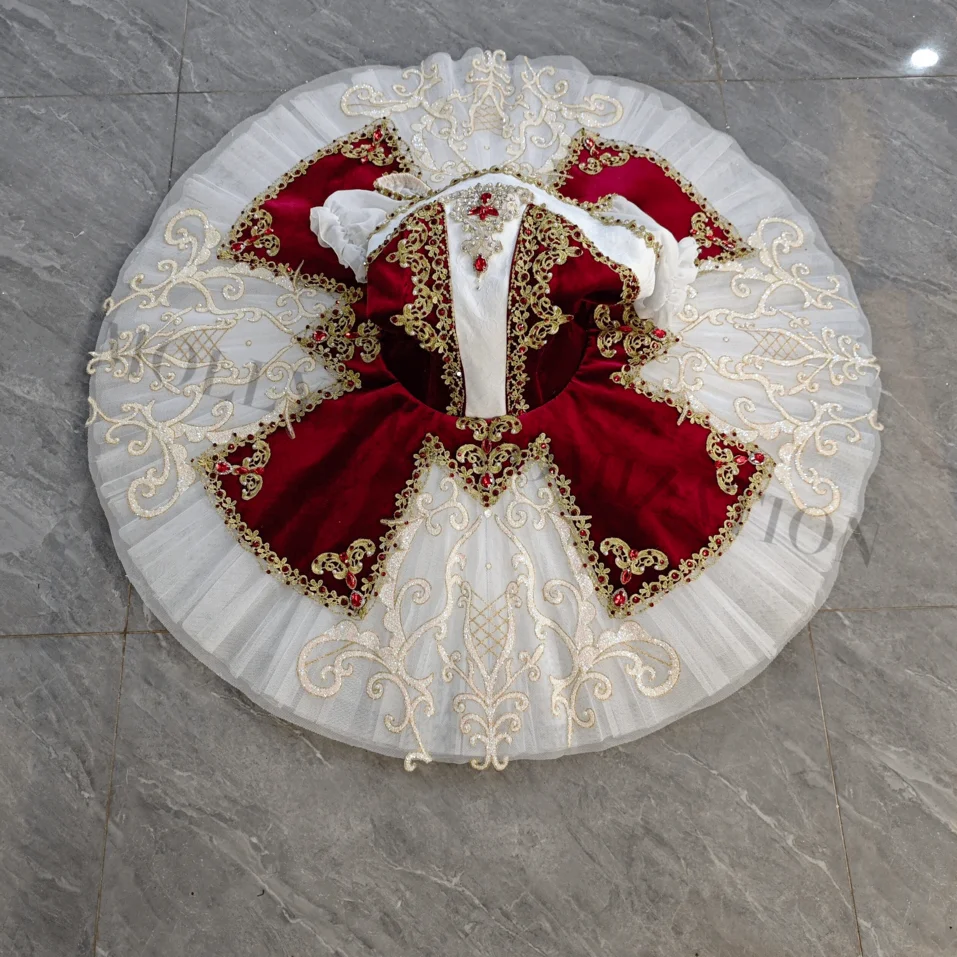 High-end new tailor-made emerald Esmeralda variation TUTU Little Swan professional performance competition skirt