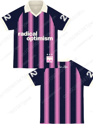 Imagen 2 del producto Verano hombres cantante Pop británica optimismo Radical fans Jersey de malla Polo con cuello en V álbum de música camiseta moda calle Top camisetas para adultos