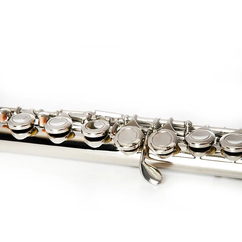 16-Hole E-key C-tone nickel-plated closed-cell flute Western C-tail flute Copper flute Musical instrument