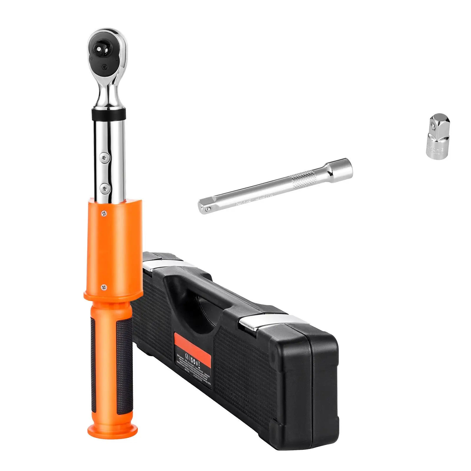 Digital Torque Wrench, 3/8 Inch Drive, 0-99.57 Lbf-ft / 0-135 N.m, 72-Tooth, 2% High Accuracy Electronic Torque Wrench with