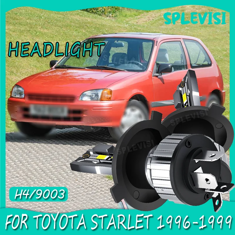 

h4 Easy Fit Safe Night Driving High-Performance Auto LED Headlight Durable Simple Setup For TOYOTA STARLET 1996 1997 1998 1999