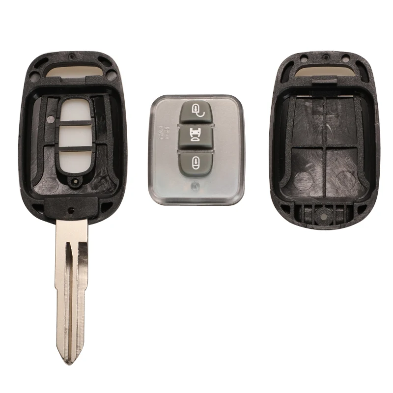 Jingyuqin 2/3 Nút Móc Chìa Khóa Xe Hơi Dành Cho Xe Chevrolet Captiva Cho Opel Antara Chìa Khóa Xe Ô Tô 3 Nút Trống Chìa Khóa Vỏ Bao Da