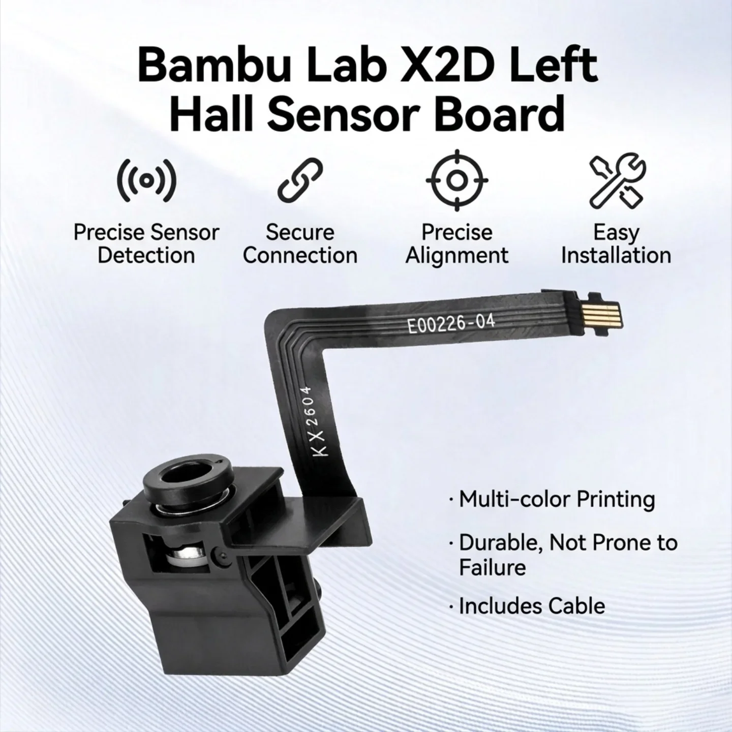 Left Filament Runout Detection Sensor Module Direct Replacement for Bambu Lab X2D Accessories 3D Printer Extruder Filament Feed