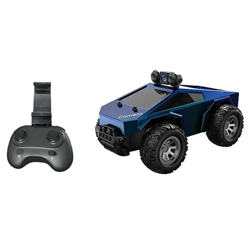 

ABWE-RC Car 1:28 Scale With HD Camera FPV WIFI Remote Control Stunt Model Featuring Led Lights APP Control Racing For Kids B