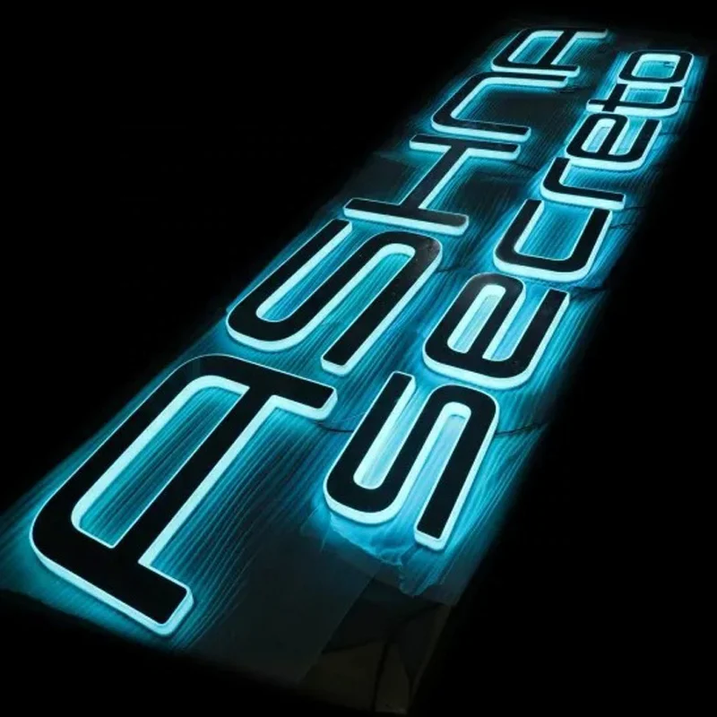 Hot Sales Support Oem  Waterproof Backlit Led Outdoor Sign Board 3d Letters  Illuminated Led Signs