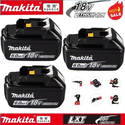 Makita 18V Battery 6AH 5AH 3AH Li-ion Replacement LXT BL1860B BL1860 BL1850 BL1830 DHP482RFX9 BL1815 LXT400 for Cordless Drills