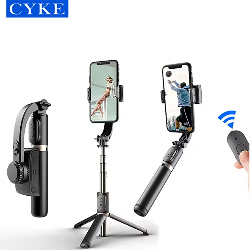 

CYKE Q08 Selfie Gimbal Bluetooth Wireless Handheld Smart Stabilizers Selfie Stick Tripod Single Axis Electric Anti Shake