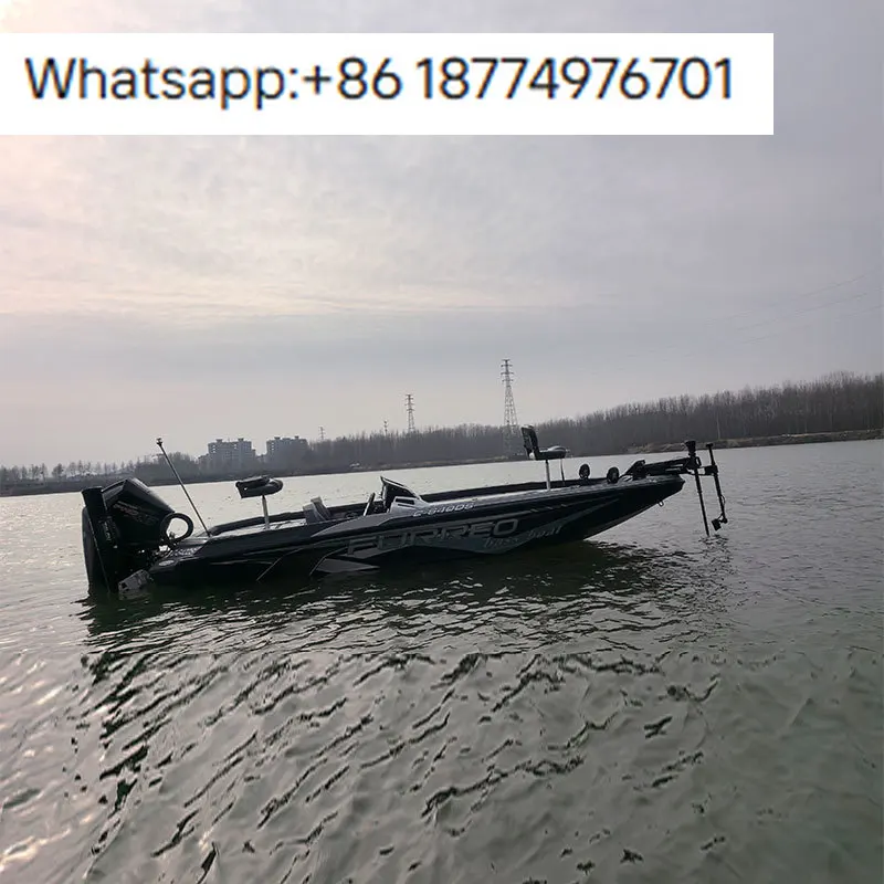 New FURREO Small High Speed Aluminum Bass Boats for River Fishing Petrol Powered 1 Year Warranty