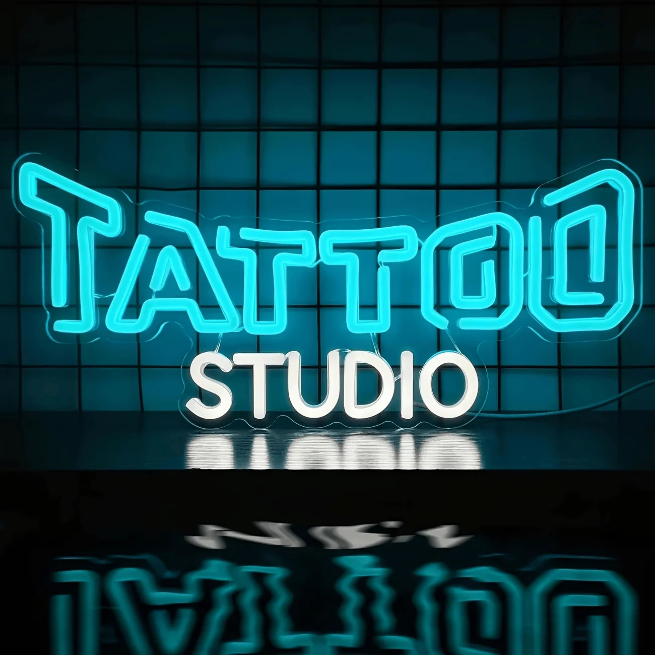 Tattoo Studio Sign for Tattoo Parlor, Living Room, Bar & Business Signage, Vibrant Display,Home Decorators, Business Owners