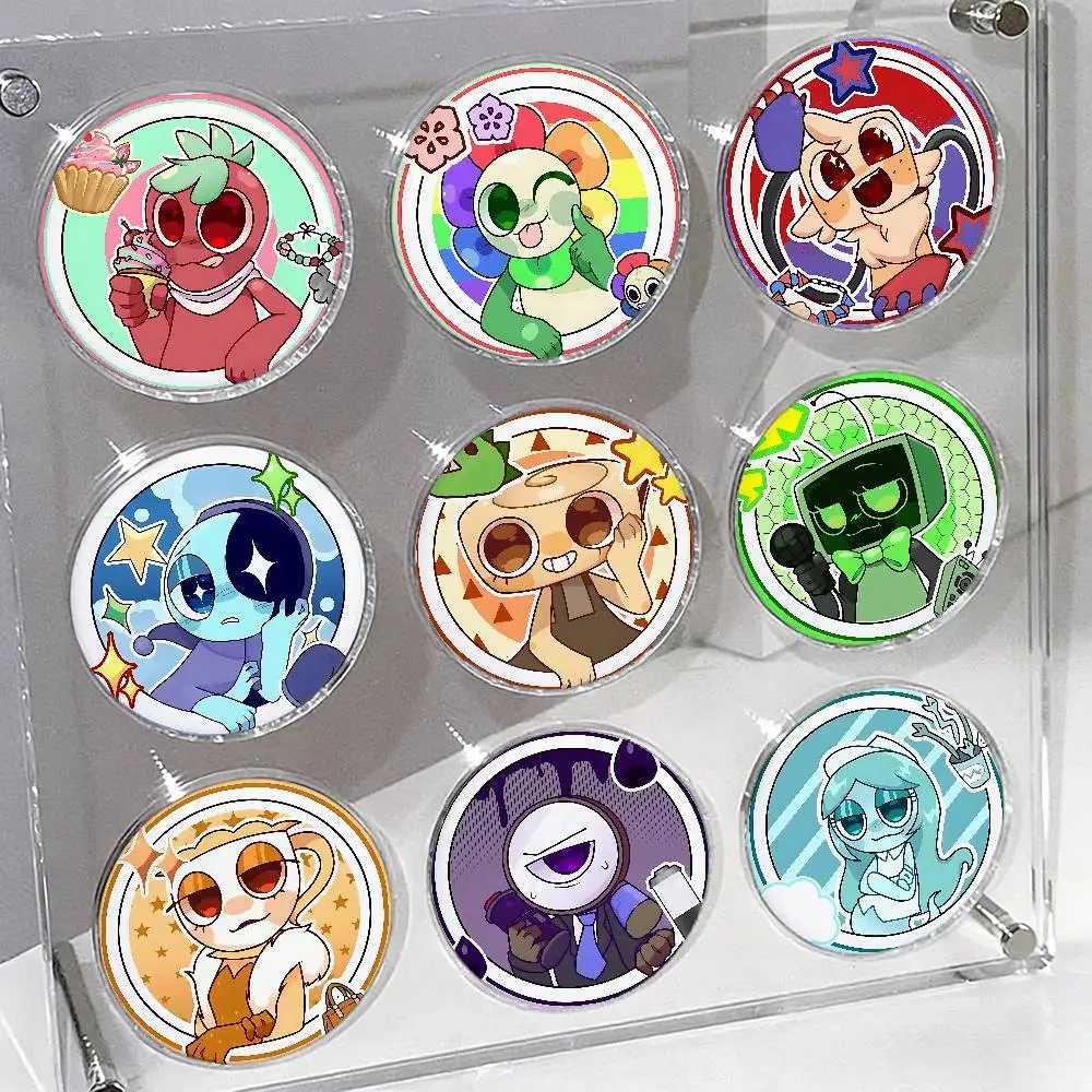 Cute Anime-D-dandys WorldS Kawaii Enamel Pins Handmade Round Brooch L Killer Yagami Light Cosplay Badge Backpacks Jewelry Gifts