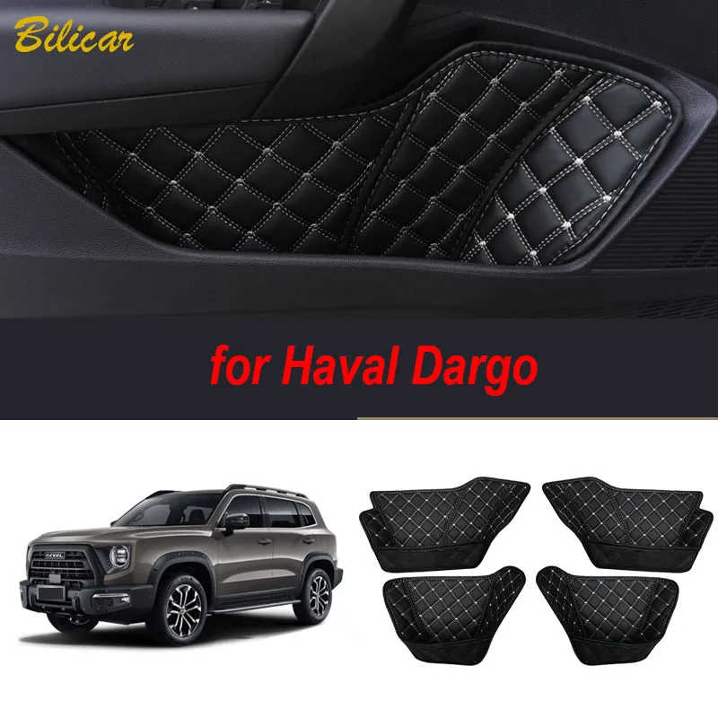 

Car Door Inner Armrest Storage Mat Inside Door Multifunctional Storage Box for Great Wall Haval Dargo 2022 2023 Accessories