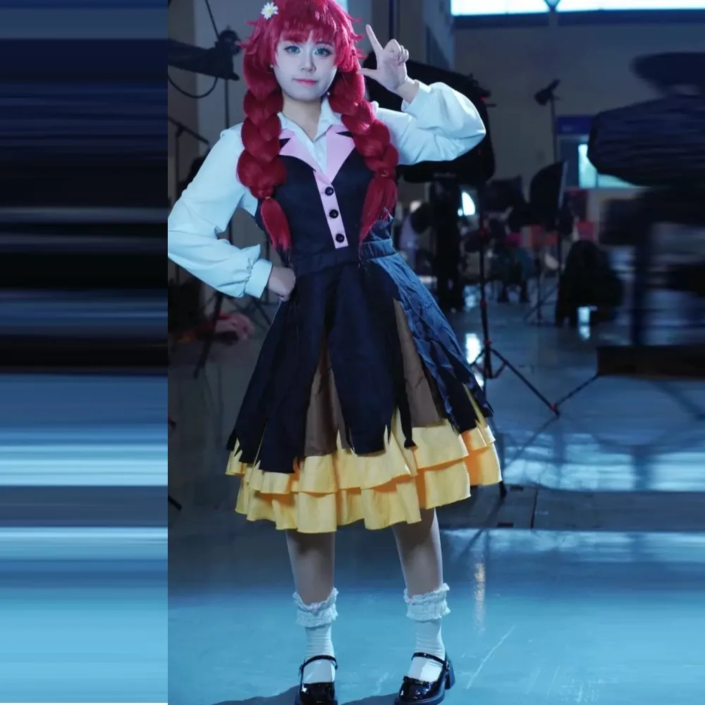 Anime Bungo Stray Dogs Lucy Maud Montgomery Cosplay disfraces peluca vestido Halloween carnaval fiesta vestir para mujeres