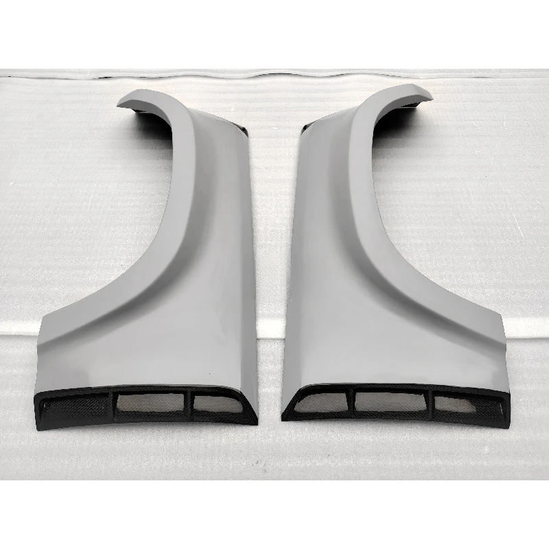 Premium 17carbon Dry Carbon Fiber Front Rear Wide Kit With Adhesive Tapes Fit Defender 110 Auto Modification A view 5