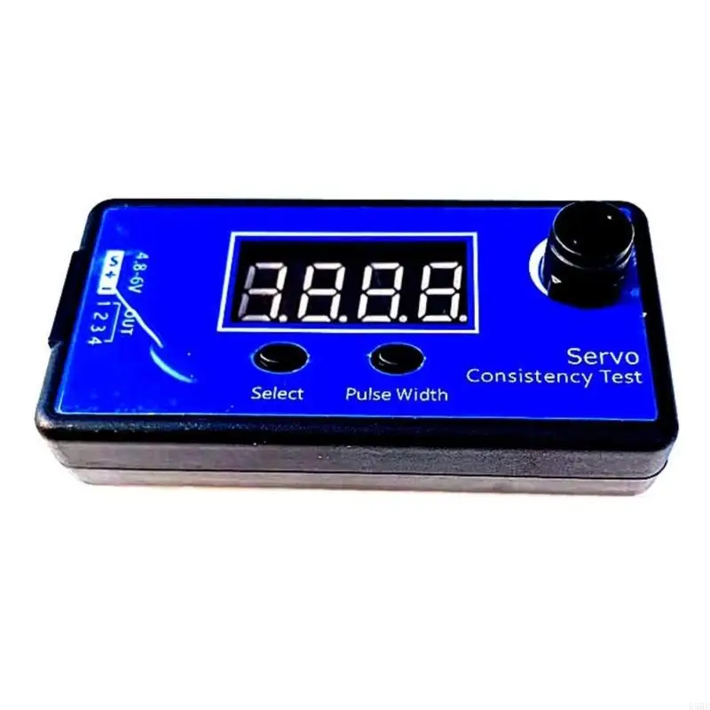 

E5BE Digital Servo Tester With Manual Neutral Auto Setting For Helicopter Aircraft Vehicles ESC Diagnostics Tester