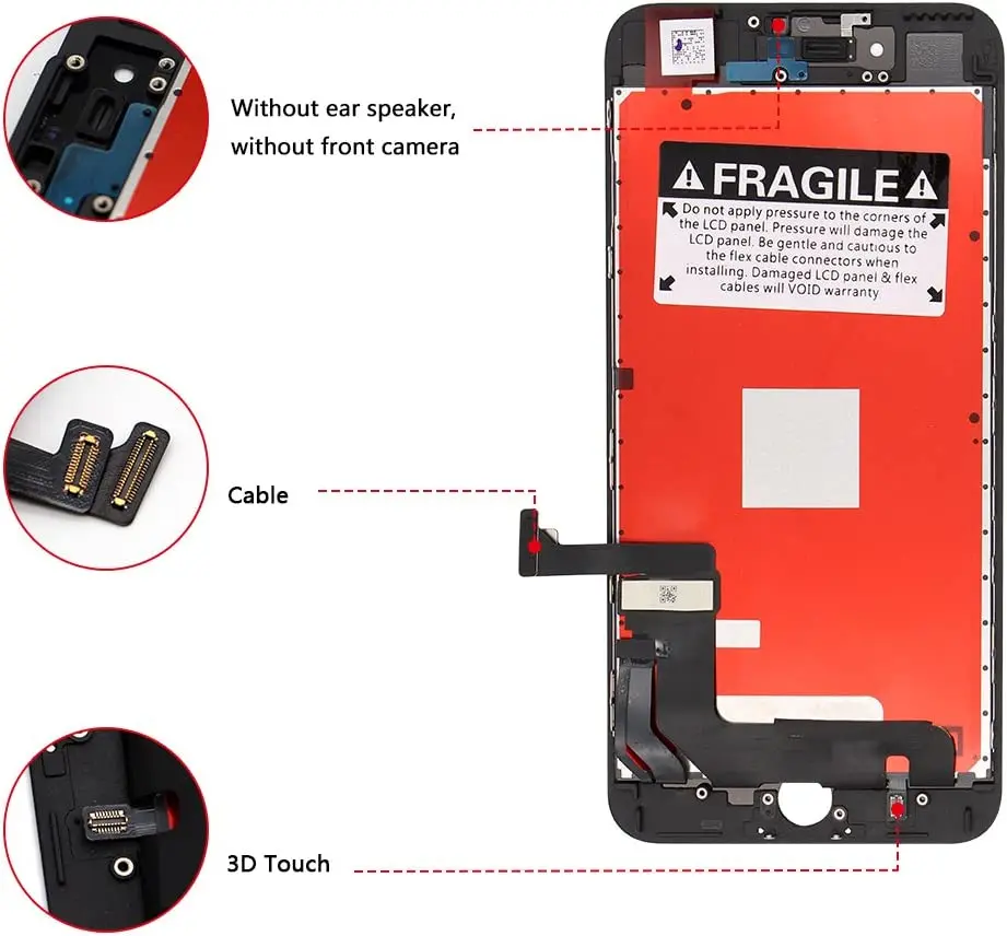 A+++ Quality LCD Display For iPhone 6S 7 8 Plus LCD Touch Screen Replacement Screen Digitizer Assembly For iPhone 6S 7 8 Screen